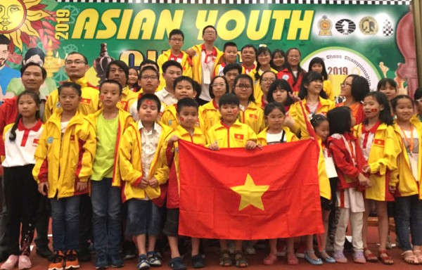 Cờ vua Việt Nam giành 8 Huy chương vàng ở giải trẻ châu Á