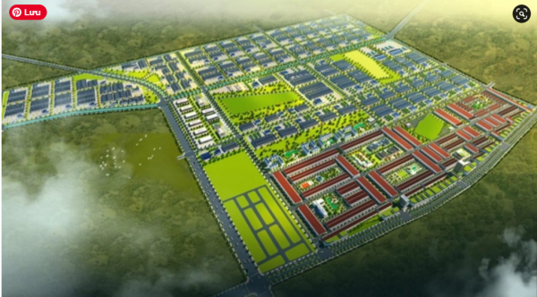 Phối cảnh tổng thể dự án Khu đô thị Thuận Thành III Bắc Ninh.