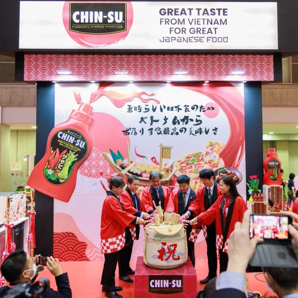 Sự kiện ra mắt sản phẩm CHIN-SU tại Foodex